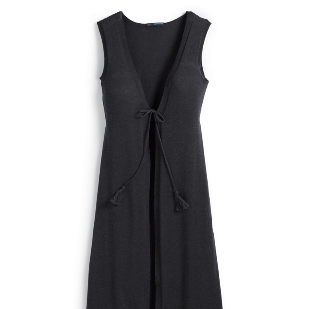 Peruvian Connection Goa Vest in solid Black